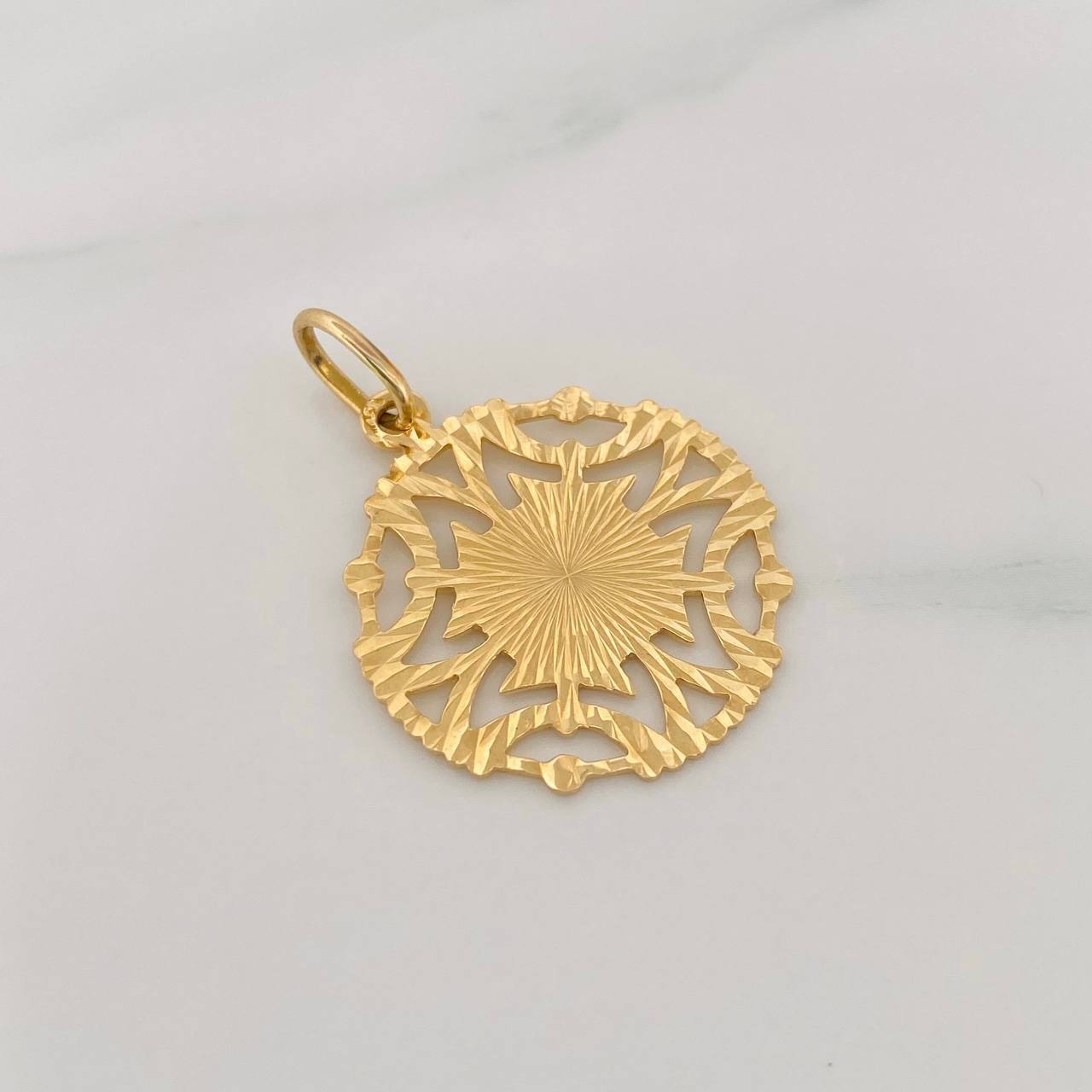 Dije Mandala 2.55g / 3cm Oro Amarillo 18K