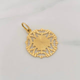 Dije Mandala 2.55g / 3cm Oro Amarillo 18K