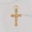 Dije Silueta Cruz Cristo 2.05g / 3.7cm Oro Amarillo 18K