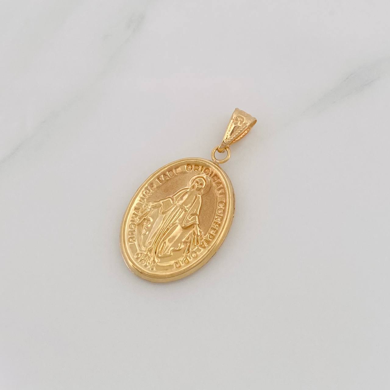 Dije Virgen Milagrosa 2.55g / 2.7cm Oro Amarillo 18K