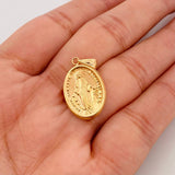 Dije Virgen Milagrosa 2.65g / 2.6cm Oro Amarillo 18K