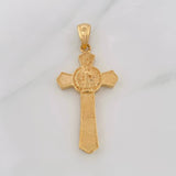 Dije Cruz San Benito 9.35g / 5cm Oro Amarillo 18K