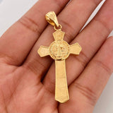 Dije Cruz San Benito 9.35g / 5cm Oro Amarillo 18K