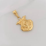 Dije Ancla Timón 1.7g / 3cm Oro Amarillo 18K