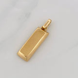 Dije Lingote 3.6g / 2.6cm Oro Amarillo 18K