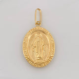 Dije Virgen Milagrosa 1.65g / 3cm Oro Amarillo 18K