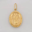Dije Virgen Milagrosa 1.75g / 3cm Oro Amarillo 18K