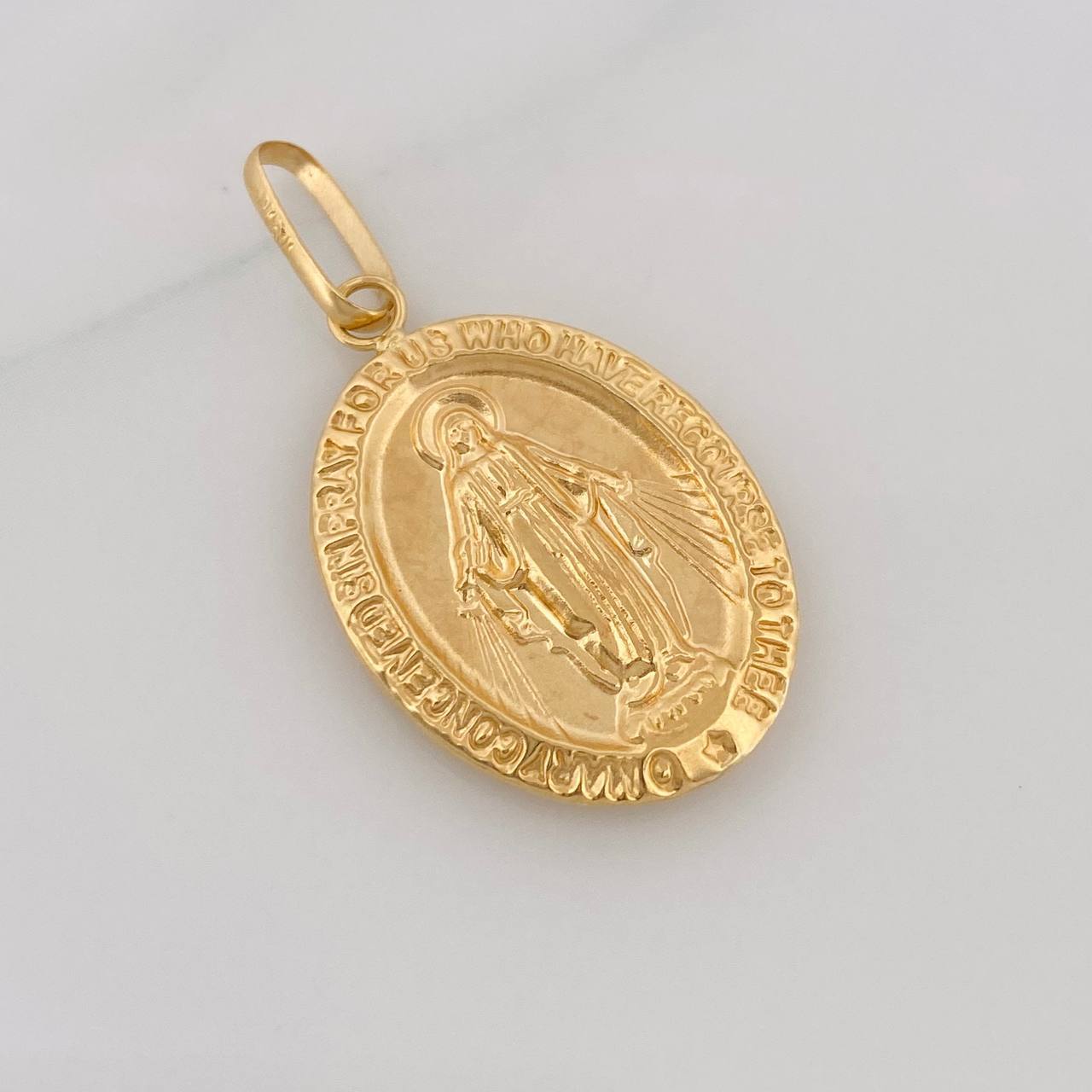 Dije Virgen Milagrosa 1.75g / 3cm Oro Amarillo 18K