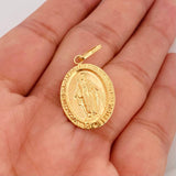 Dije Virgen Milagrosa 1.65g / 3cm Oro Amarillo 18K