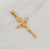 Dije Cruz Cristo 3.35g / 4.2cm Oro Amarillo 18K
