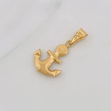 Dije Ancla 1.1g / 2.5cm Oro Amarillo 18K