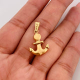 Dije Ancla 1.1g / 2.5cm Oro Amarillo 18K