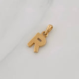 Dije Letra R 0.6g / 1.5cm Oro Amarillo 18K