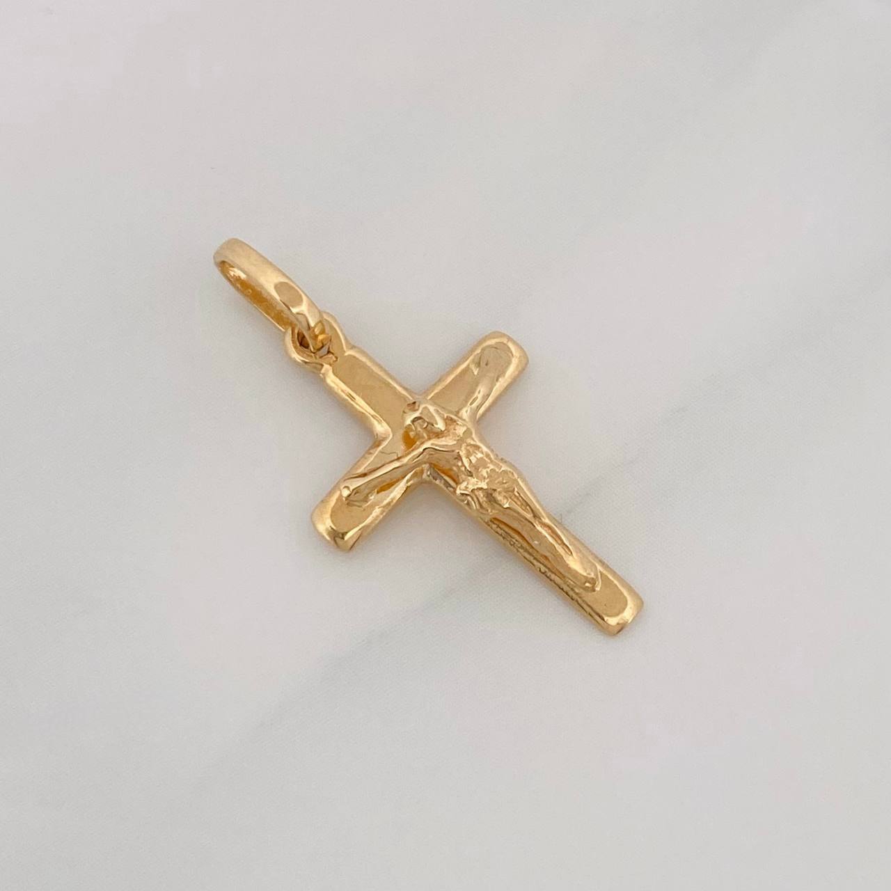 Dije Cruz Cristo 1.3g / 2.5cm Oro Amarillo 18K