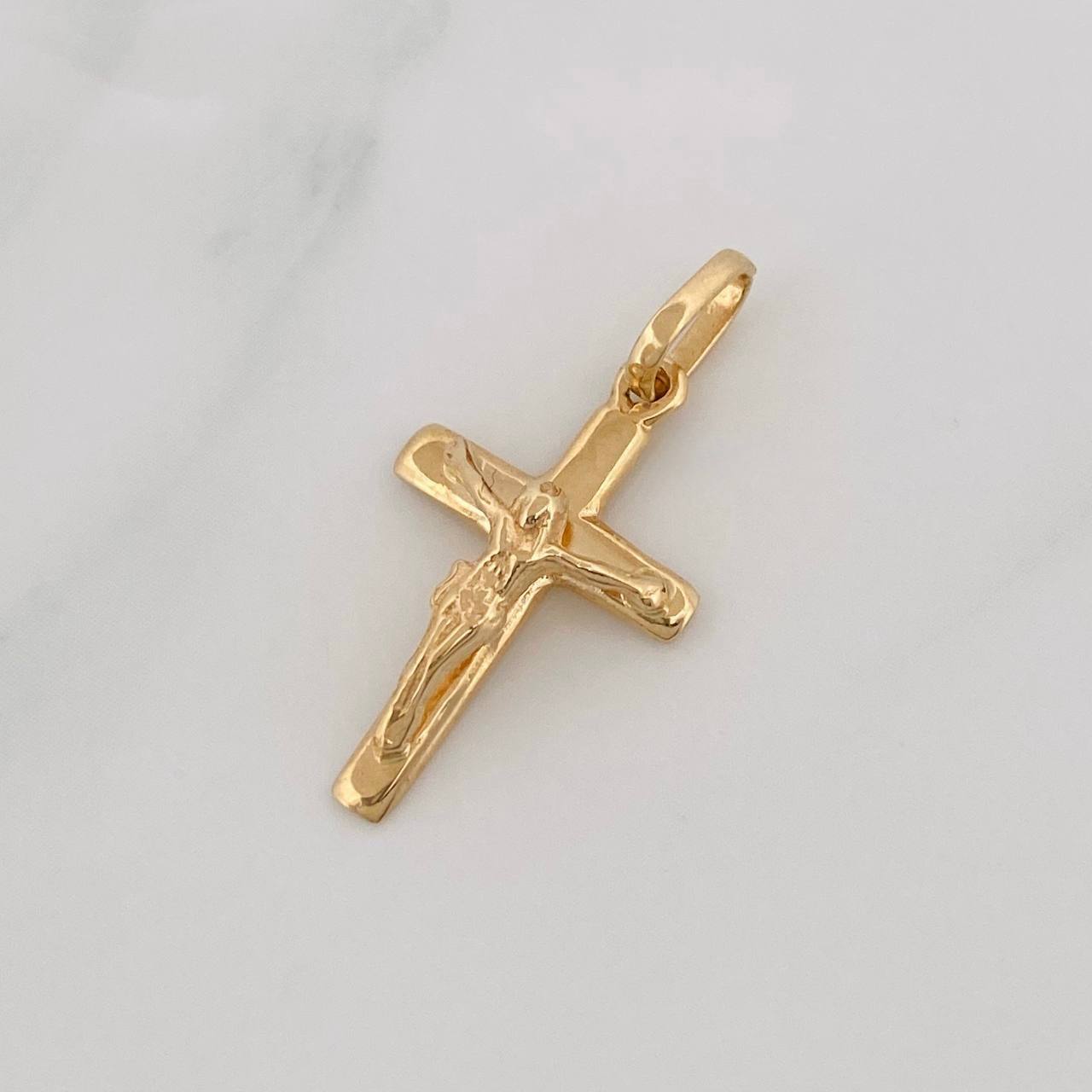 Dije Cruz Cristo 1.3g / 2.5cm Oro Amarillo 18K