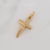 Dije Cruz Cristo 1.3g / 2.5cm Oro Amarillo 18K