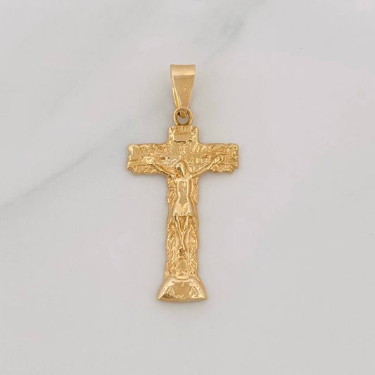 Dije Cruz Cristo 1.8g / 3cm Oro Amarillo 18K
