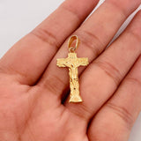 Dije Cruz Cristo 1.8g / 3cm Oro Amarillo 18K
