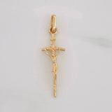 Dije Cruz Cristo 1.4g / 3.3cm Oro Amarillo 18K