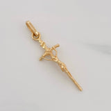 Dije Cruz Cristo 1.4g / 3.3cm Oro Amarillo 18K