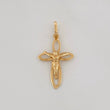 Dije Cruz Cristo 1g / 2.6cm Oro Amarillo 18K