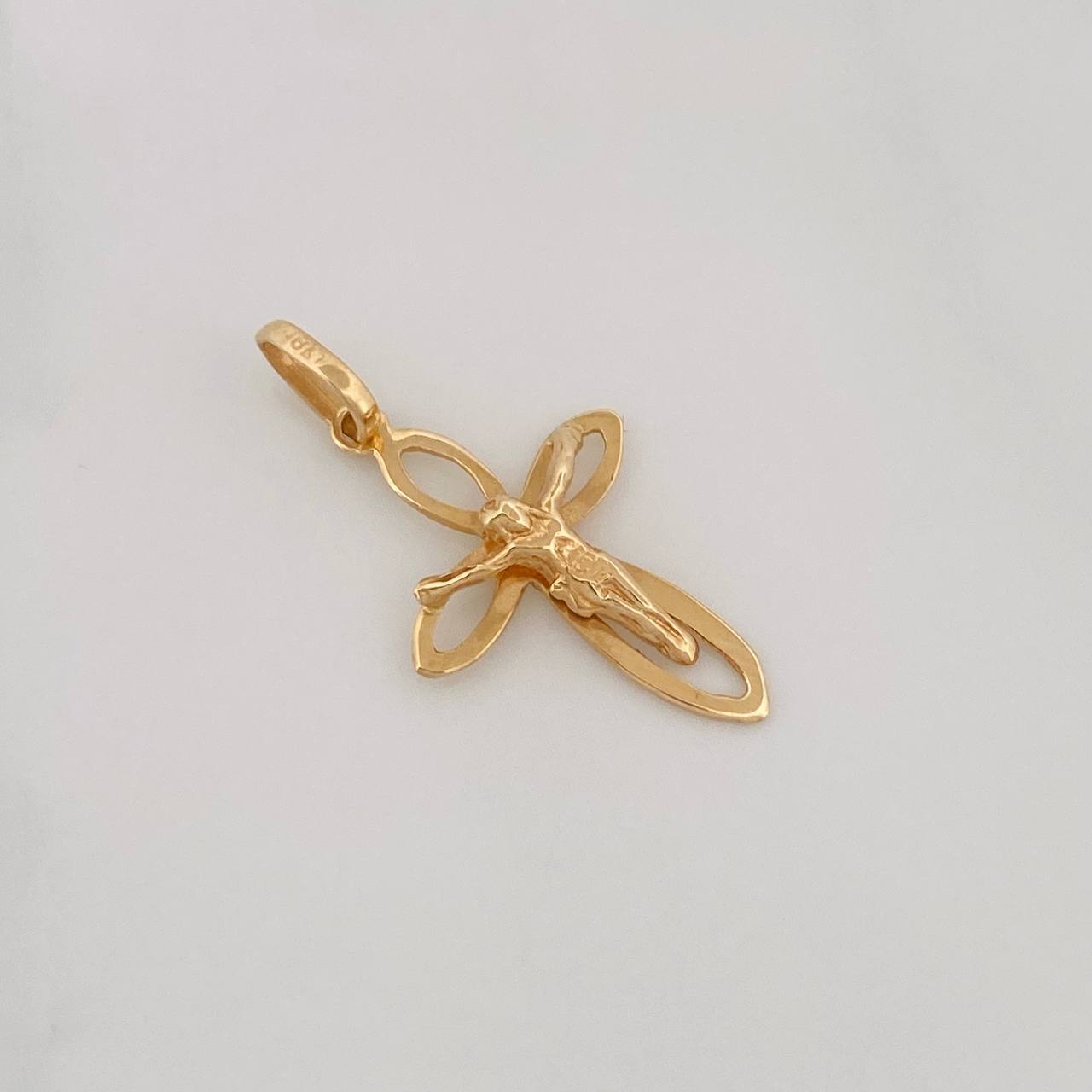 Dije Cruz Cristo 1g / 2.6cm Oro Amarillo 18K
