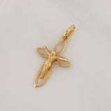 Dije Cruz Cristo 1g / 2.6cm Oro Amarillo 18K
