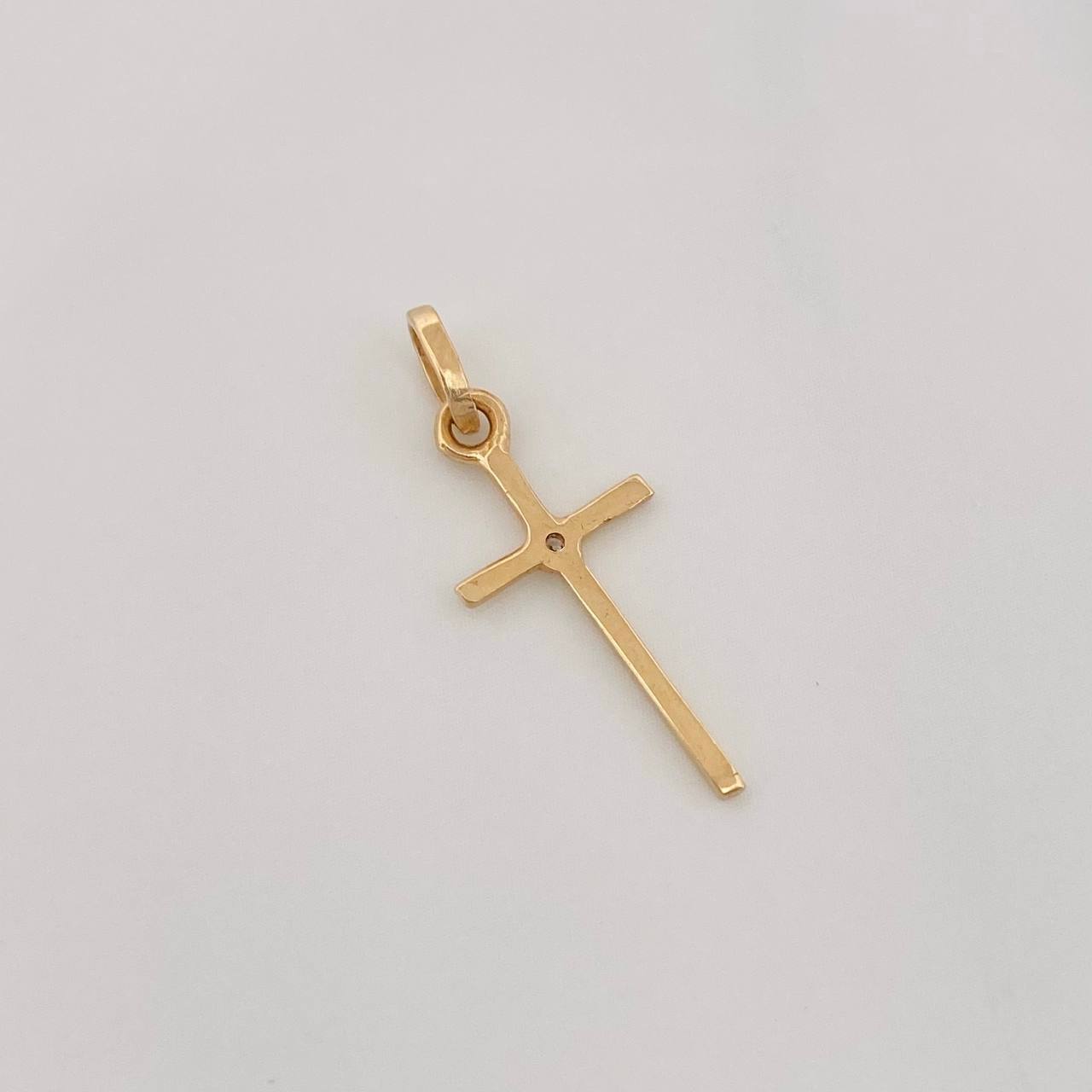 Dije Cruz 0.5g / 2.3cm Oro Amarillo 18K