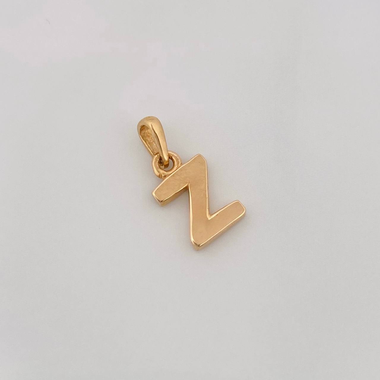 Dije Letra Z 0.6g / 1.5cm Oro Amarillo 18K