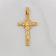 Dije Cruz Cristo 3.4g / 4cm Oro Amarillo 18K