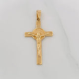 Dije Cruz Cristo 3.4g / 4cm Oro Amarillo 18K