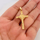 Dije Cruz Cristo 3.4g / 4cm Oro Amarillo 18K