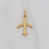 Dije Avión 0.9g / 2.2cm Oro Amarillo 18K