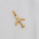 Dije Avión 0.9g / 2.2cm Oro Amarillo 18K