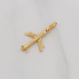 Dije Avión 0.9g / 2.2cm Oro Amarillo 18K