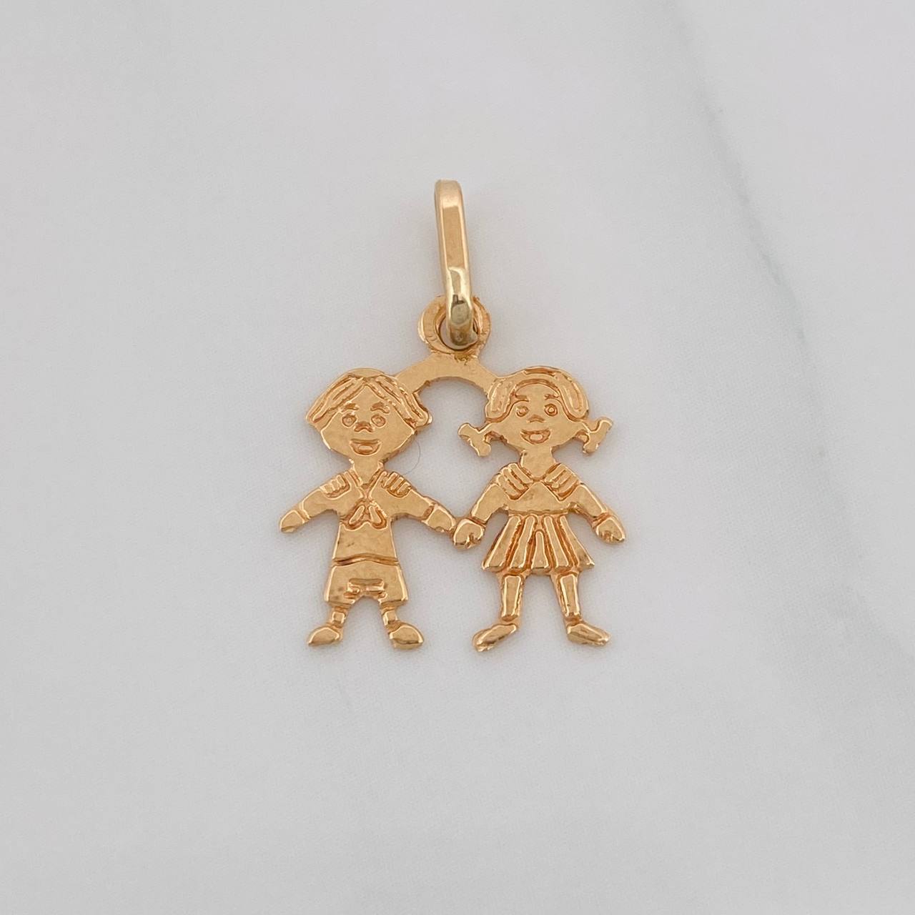 Dije Pareja 0.8g / 2cm Oro Amarillo 18K