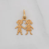 Dije Pareja 0.8g / 2cm Oro Amarillo 18K