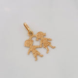 Dije Pareja 0.8g / 2cm Oro Amarillo 18K