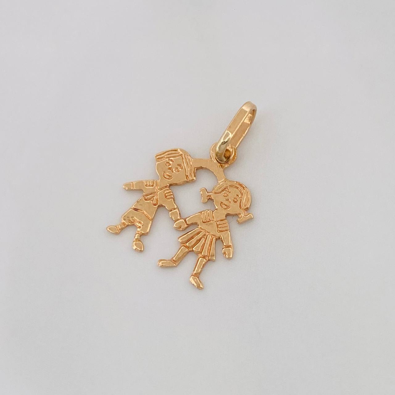 Dije Pareja 0.8g / 2cm Oro Amarillo 18K