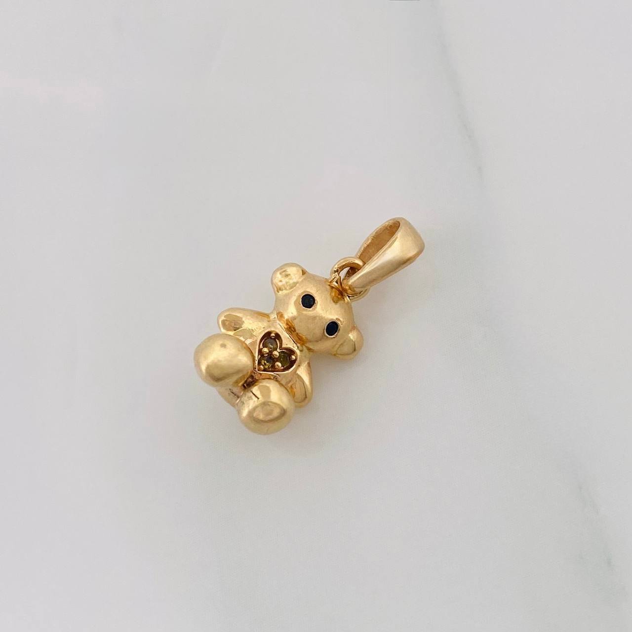 Dije Oso 2.2g / 1.7cm Oro Amarillo 18K