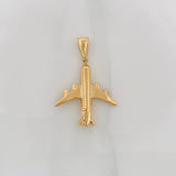 Dije Avión 1.7g / 3.6cm Oro Amarillo 18K