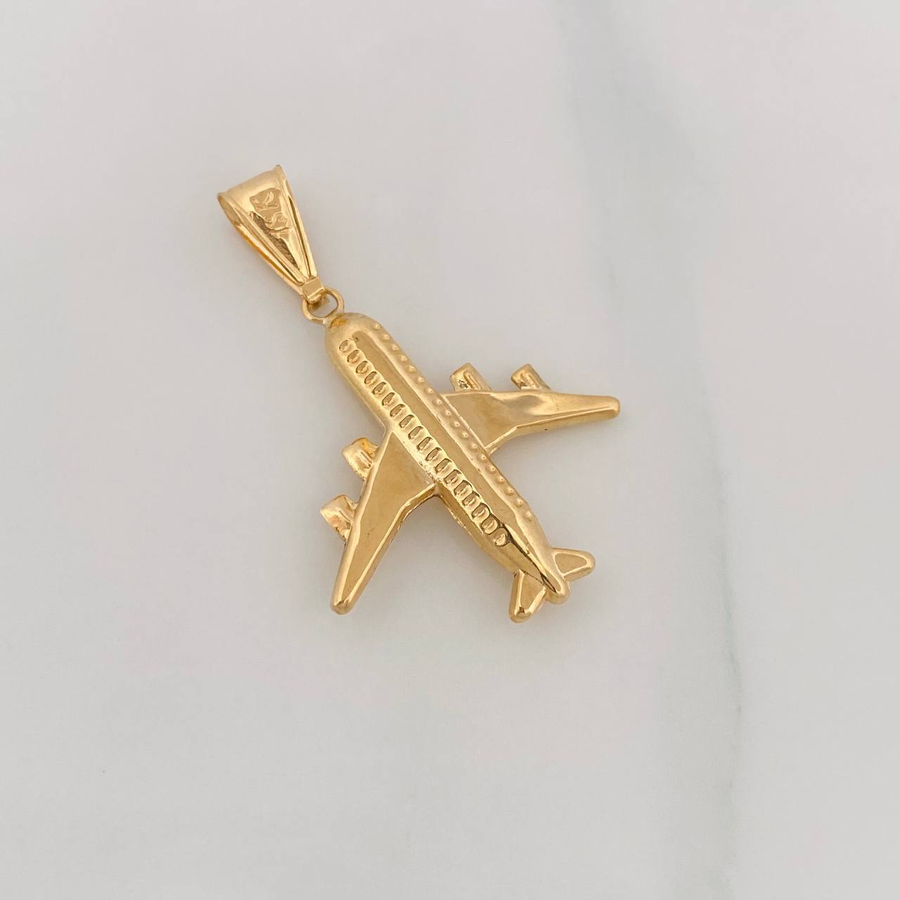 Dije Avión 1.7g / 3.6cm Oro Amarillo 18K