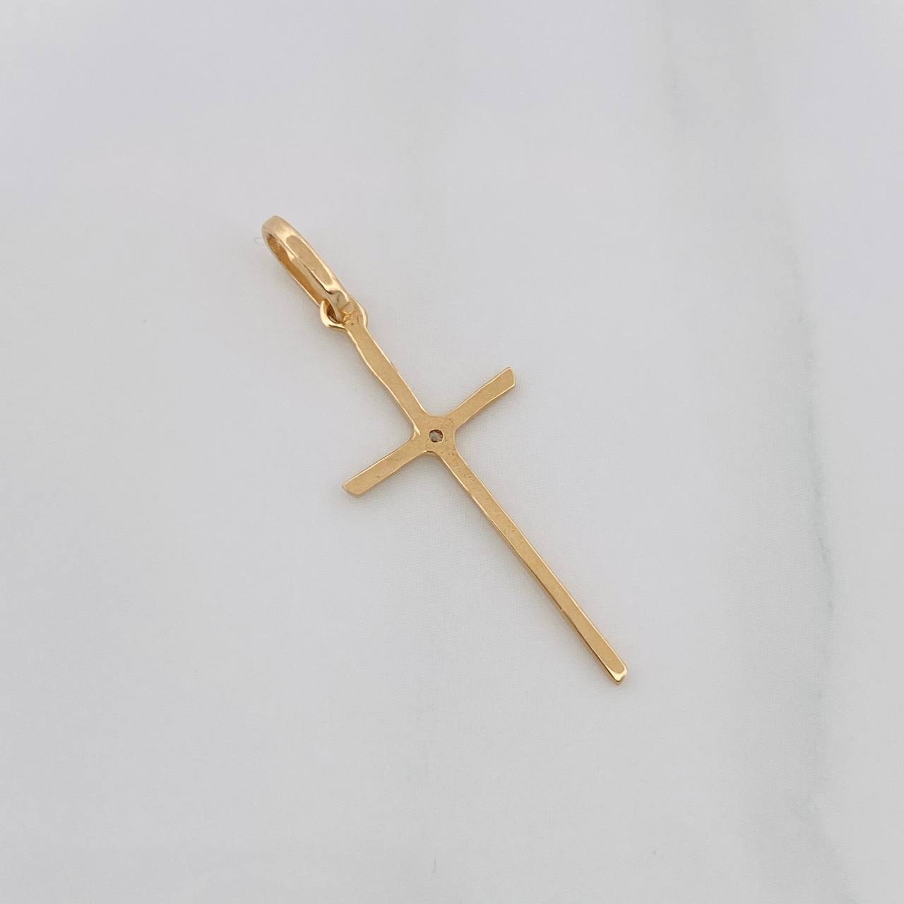 Dije Cruz 0.6g / 3.2cm Oro Amarillo 18K