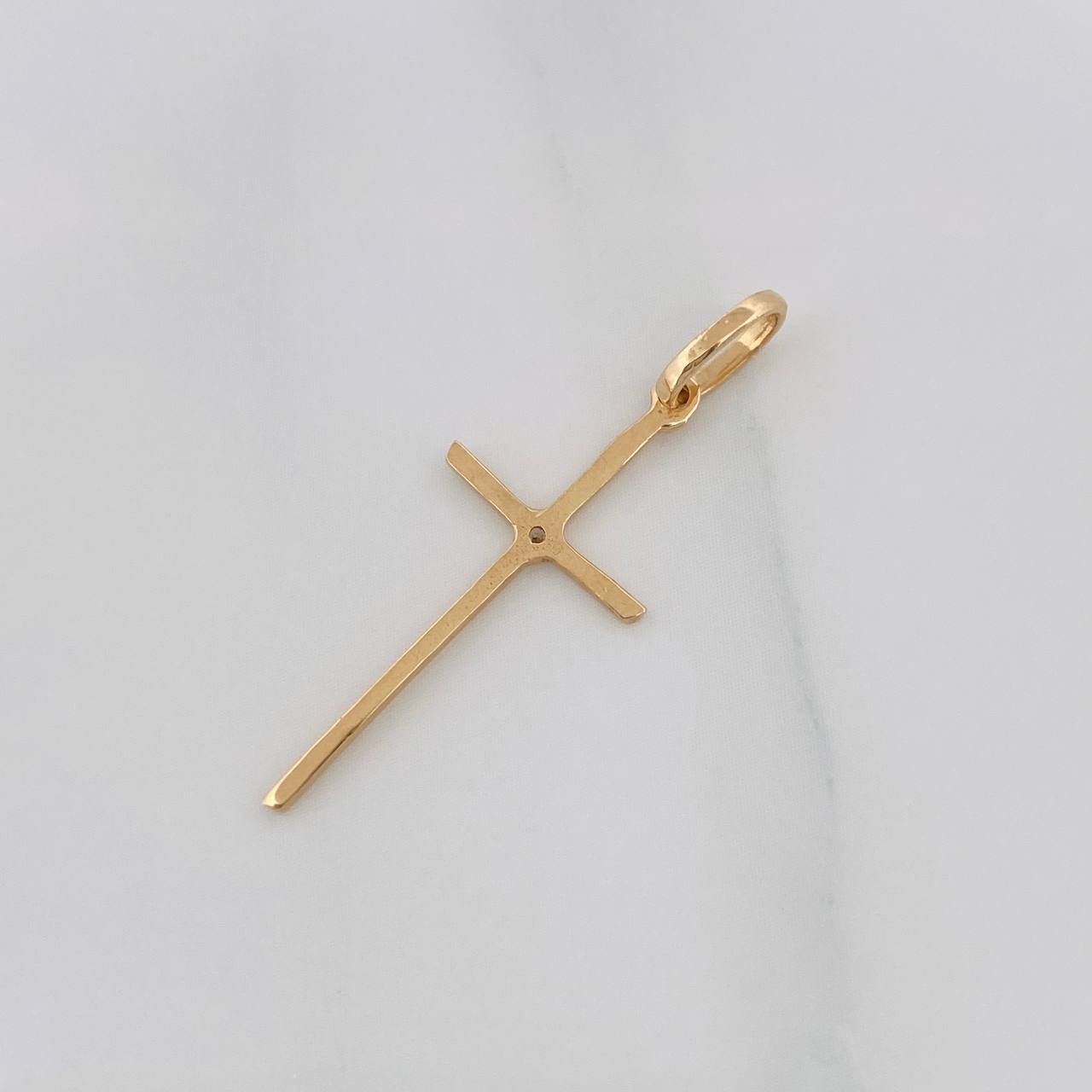 Dije Cruz 0.6g / 3.2cm Oro Amarillo 18K