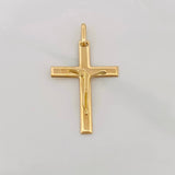 Dije Cruz Cristo 3.45g / 3.7cm Oro Amarillo 18K
