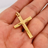 Dije Cruz Cristo 3.45g / 3.7cm Oro Amarillo 18K