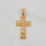 Dije Cruz Cristo 2.85g / 3.5cm Oro Amarillo 18K
