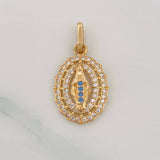 Dije Virgen Milagrosa 1.65g / 2.2cm Oro Amarillo 18K