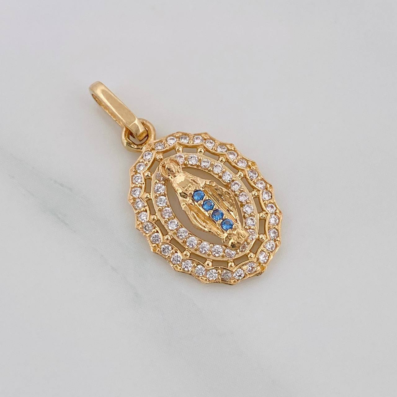 Dije Virgen Milagrosa 1.65g / 2.2cm Oro Amarillo 18K