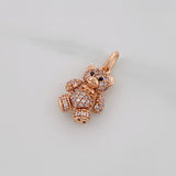 Dije Oso Articulado 2.65g / 2cm Oro Rosa 18K